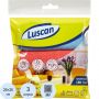 Салфетки хозяйственные Luscan микрофибра 180г 25х25см 3шт/уп син/крас/желт Салфетки хозяйственные Luscan микрофибра 180г 25х25см 3шт/уп син/крас/желт