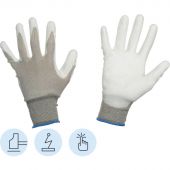 Перчатки защитные нейлон Manipula Микростатик (MG-164) р.8 Перчатки защитные нейлон Manipula Микростатик (MG-164) р.8