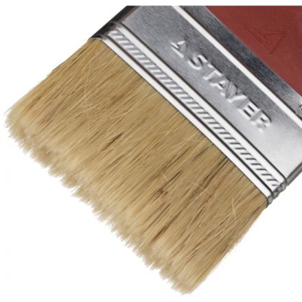 Кисть плоская STAYER UNIVERSAL-MASTER, натуральная щетина, 75мм 0107-75-Z01