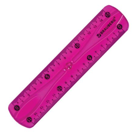 Линейка 15 см гибкая BRAUBERG "FLEX", пластиковая, ассорти, европодвес, 210673 Линейка 15 см гибкая BRAUBERG "FLEX", пластиковая, ассорти, европодвес, 210673