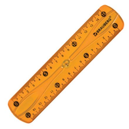 Линейка 15 см гибкая BRAUBERG "FLEX", пластиковая, ассорти, европодвес, 210673 Линейка 15 см гибкая BRAUBERG "FLEX", пластиковая, ассорти, европодвес, 210673
