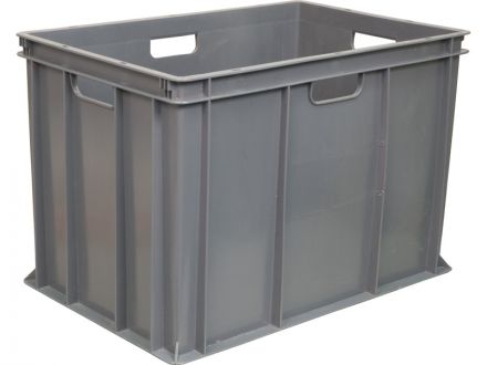 Ящик 600х400х410 сплошной серый Ящик 600х400х410 сплошной серый