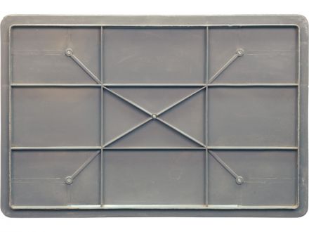 Ящик 600х400х410 сплошной серый Ящик 600х400х410 сплошной серый