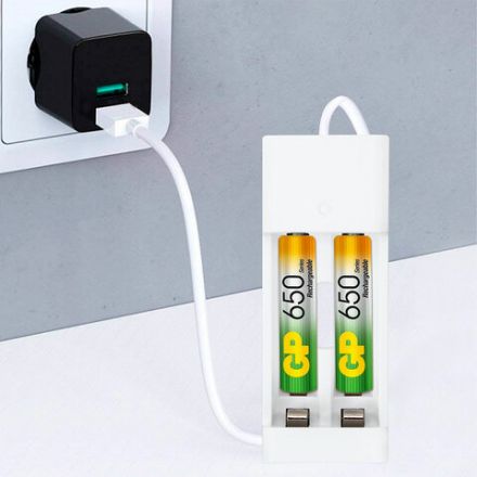 Батарейки аккумуляторные КОМПЛЕКТ 2 шт., GP, AAA (HR03), Ni-Mh, 650 mAh, блистер, 65AAAHC-2DECRC2, 65АAАНС-UC2 Батарейки аккумуляторные КОМПЛЕКТ 2 шт., GP, AAA (HR03), Ni-Mh, 650 mAh, блистер, 65AAAHC-2DECRC2, 65АAАНС-UC2