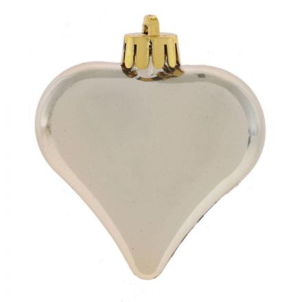 Украшение новогоднее Сердца, набор из 6 шт, D 6 см, L6 W2,5 H7 см 753611 Украшение новогоднее Сердца, набор из 6 шт, D 6 см, L6 W2,5 H7 см 753611