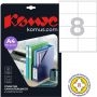 Этикетки самоклеящиеся Promega label 105х70 мм/8 шт. на листе А4 (100 л.