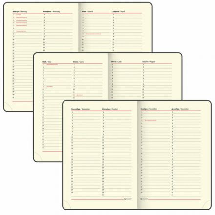 Ежедневник недатированный А5 (138х213 мм), BRAUBERG VISTA, под кожу, гибкий, 136 л., "Rose flower", 112016