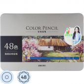 Карандаши цветные Deli липа 48 цв/наб мет.кор. 6567 Карандаши цветные Deli липа 48 цв/наб мет.кор. 6567