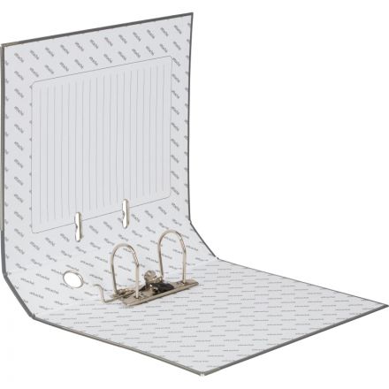 Папка-регистратор 75мм Attache А4, св-коричневая, тиснение кожа, метал угол