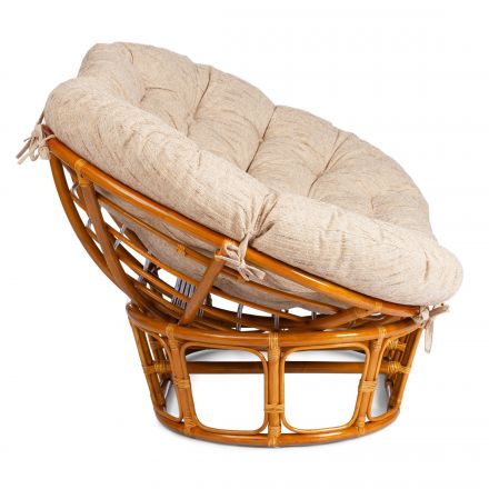 Кресло "MAMASAN" 23/02 W /с подушкой/, Pecan (орех) Кресло "MAMASAN" 23/02 W /с подушкой/, Pecan (орех)