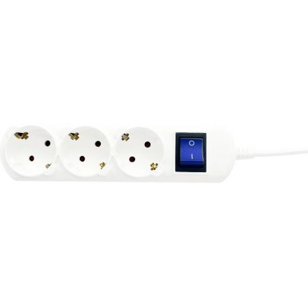 Удлинитель Power Cube 3р/1,5м с/з с выкл 16А бел (PC-5-1,5M) Удлинитель Power Cube 3р/1,5м с/з с выкл 16А бел (PC-5-1,5M)