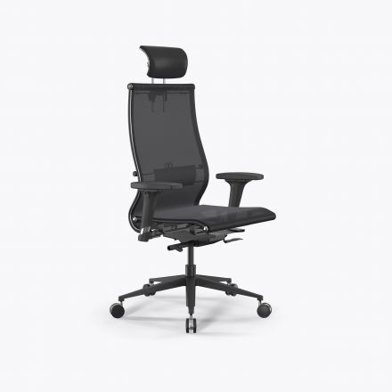 Кресло SynchroSit 10 L2-107D - TV /Km00/Nb00/D02P/H13mL-2D(M24.B11.G19.W25) Черный Кресло SynchroSit 10 L2-107D - TV /Km00/Nb00/D02P/H13mL-2D(M24.B11.G19.W25) Черный