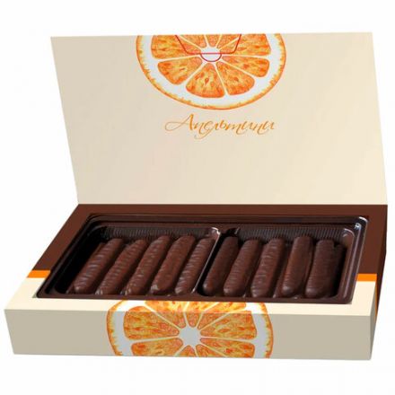 Мармелад в шоколаде УДАРНИЦА "Апельтини" апельсиновые палочки, 160 г Мармелад в шоколаде УДАРНИЦА "Апельтини" апельсиновые палочки, 160 г