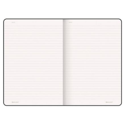 Блокнот А5 (130х210 мм), BRAUBERG ULTRA, под кожу, 80 г/м2, 96 л., линия, красный, 113017