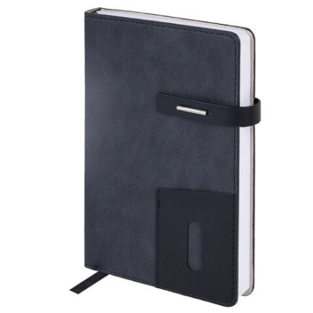 Ежедневник недатированный А5 138х213 мм BRAUBERG "Cowboy", под кожу, застежка 160 л., черный, 116200 Ежедневник недатированный А5 138х213 мм BRAUBERG "Cowboy", под кожу, застежка 160 л., черный, 116200