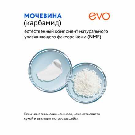 Крем для ног с мочевиной 10%, 100 мл, EVO, интенсивное увлажнение, 1708 Крем для ног с мочевиной 10%, 100 мл, EVO, интенсивное увлажнение, 1708
