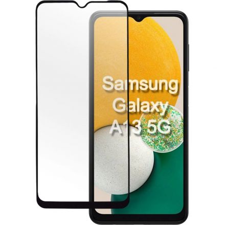 Защитное стекло PERO Full Glue для Samsung A13, черный