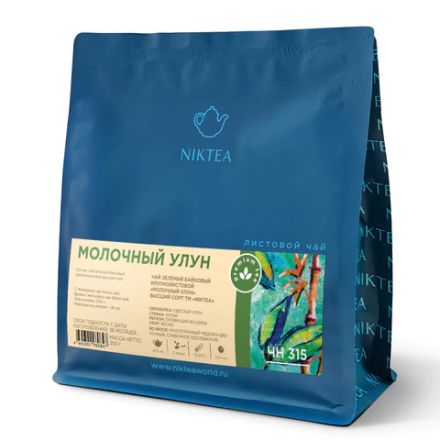 Чай листовой NIKTEA "Молочный улун" зеленый 250 г, TNIKTE-L00003 Чай листовой NIKTEA "Молочный улун" зеленый 250 г, TNIKTE-L00003