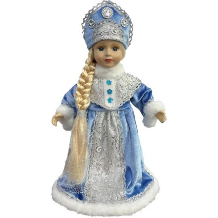 Фигурка Кукла декоративная Снегурочка, на опоре 17,5x20,5x32см 95182