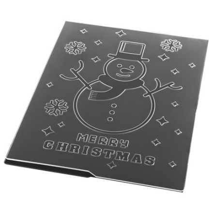Клише для тиснения 3D "Снеговик" для Машинки для тиснения ОС-5, 108х146 мм, ОСТРОВ СОКРОВИЩ, 663804, 862-005 Клише для тиснения 3D "Снеговик" для Машинки для тиснения ОС-5, 108х146 мм, ОСТРОВ СОКРОВИЩ, 663804, 862-005