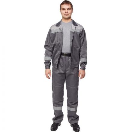 Костюм рабочий летний муж. л22-КБР т.сер./св.сер (р.68-70) 170-176 Костюм рабочий летний муж. л22-КБР т.сер./св.сер (р.68-70) 170-176