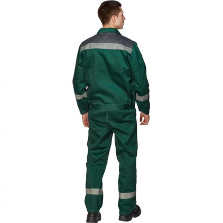 Костюм рабочий летний муж. л20-КБР зелен/сер (р.52-54) 158-164