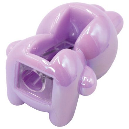 Точилка фигурная "Зайка", стеклянная серия, пластиковая, корпус ассорти, дисплей, CNT, 77249