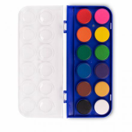 Краски акварельные BRAUBERG "PREMIUM" 12 цветов, круглые кюветы 28 мм, пенал, 191743 Краски акварельные BRAUBERG "PREMIUM" 12 цветов, круглые кюветы 28 мм, пенал, 191743