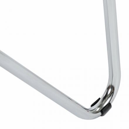 Кресло для приемных и переговорных "Samba", деревянные накладки, хромированный каркас, кожзам черный Кресло для приемных и переговорных "Samba", деревянные накладки, хромированный каркас, кожзам черный