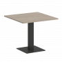 Home Office Стол квадратный VR.SP-5-90.2 Дуб аттик/Антрацит металл 900*900*753