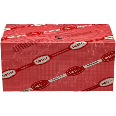 Салфетки бумажные Profi Pack 24x24 см красные 2-слойные 250 штук в упаковке Салфетки бумажные Profi Pack 24x24 см красные 2-слойные 250 штук в упаковке