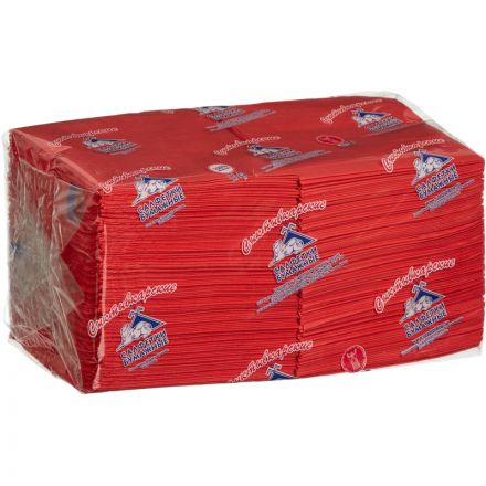 Салфетки бумажные Profi Pack 24x24 см красные 2-слойные 250 штук в упаковке Салфетки бумажные Profi Pack 24x24 см красные 2-слойные 250 штук в упаковке