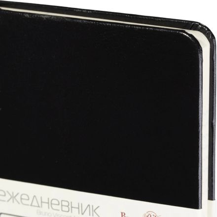 Ежедневник недатированный черный, А6,87х130,100л, Br.V.MEGAPOLIS 3-283/02