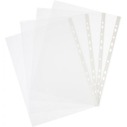 Файл-вкладыш перфорированная А4 100шт., гладкаяЭлементари 0,025 мм