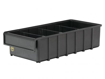 Ящик пластиковый Практик ESD 400x185x100 Ящик пластиковый Практик ESD 400x185x100