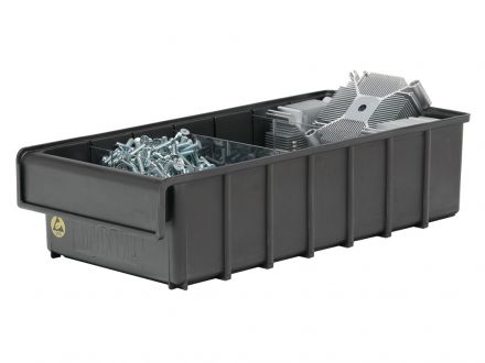 Ящик пластиковый Практик ESD 400x185x100 Ящик пластиковый Практик ESD 400x185x100