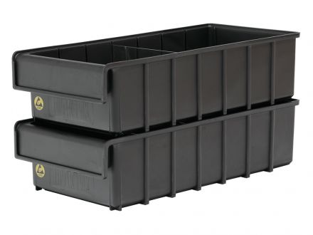 Ящик пластиковый Практик ESD 400x185x100 Ящик пластиковый Практик ESD 400x185x100