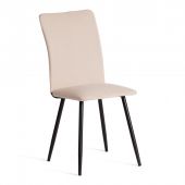 Стул обеденный La Rousse NEW, флок , бежевый/черный, 7, 45x55x93 см spb