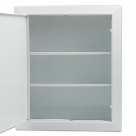 Шкафчик-аптечка металлический "Призма", навесной, 2 полки, ключевой замок, 330x280x140 мм Шкафчик-аптечка металлический "Призма", навесной, 2 полки, ключевой замок, 330x280x140 мм