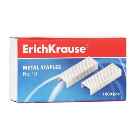 Скобы для степлера №10, 1000 штук, ERICH KRAUSE, до 20 листов, 1188 Скобы для степлера №10, 1000 штук, ERICH KRAUSE, до 20 листов, 1188