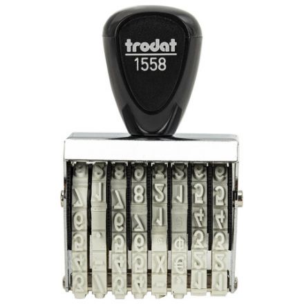 Нумератор ручной ленточный, 8 разрядов, оттиск 38х5 мм, TRODAT 1558, 86111 Нумератор ручной ленточный, 8 разрядов, оттиск 38х5 мм, TRODAT 1558, 86111