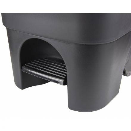 Контейнер-бак мусорный IDEA 60л с педалью на колесах синяя крышка Контейнер-бак мусорный IDEA 60л с педалью на колесах синяя крышка