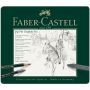 Набор карандашей ч/г Faber-Castell "Pitt Graphite", 19 предметов, заточен., метал. кор. Набор карандашей ч/г Faber-Castell "Pitt Graphite", 19 предметов, заточен., метал. кор.