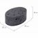 Губки для посуды OVAL BLACK 95х65х35 мм КОМПЛЕКТ 6 шт., КРУПНОПОРИСТЫЙ поролон/абразив LAIMA, 608649
