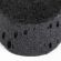 Губки для посуды OVAL BLACK 95х65х35 мм КОМПЛЕКТ 6 шт., КРУПНОПОРИСТЫЙ поролон/абразив LAIMA, 608649