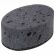 Губки для посуды 9,5х6,5х3,5 см, КОМПЛЕКТ 6 шт., OVAL BLACK, КРУПНОПОРИСТЫЙ поролон с абразивным слоем, LAIMA, 608649