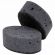 Губки для посуды 9,5х6,5х3,5 см, КОМПЛЕКТ 6 шт., OVAL BLACK, КРУПНОПОРИСТЫЙ поролон с абразивным слоем, LAIMA, 608649