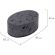 Губки для посуды 9,5х6,5х3,5 см, КОМПЛЕКТ 6 шт., OVAL BLACK, КРУПНОПОРИСТЫЙ поролон с абразивным слоем, LAIMA, 608649