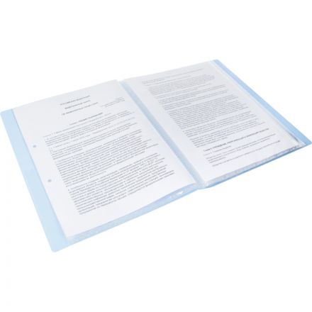 Папка файловая 40файлов А4Комус Русская серия Arсtic голуб 900мкм внут карм Папка файловая 40файлов А4Комус Русская серия Arсtic голуб 900мкм внут карм