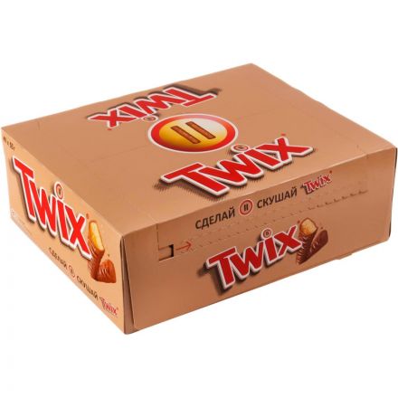 Шоколадный батончик Twix 55 г Шоколадный батончик Twix 55 г